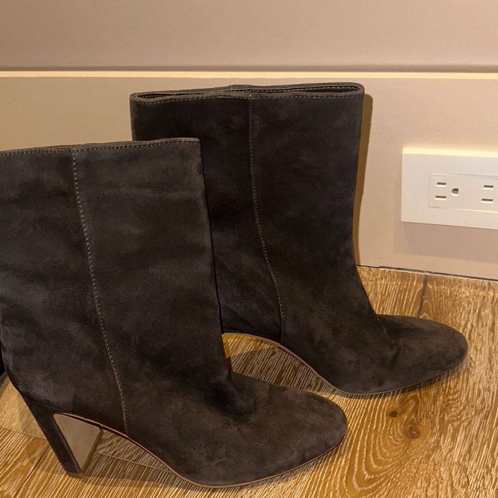Suede Booties - image 4